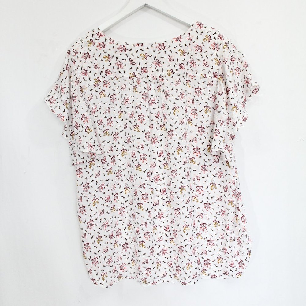 Loft Plus Size Shirt XXL Women Spring Blouse NEW - Picture 5 of 8